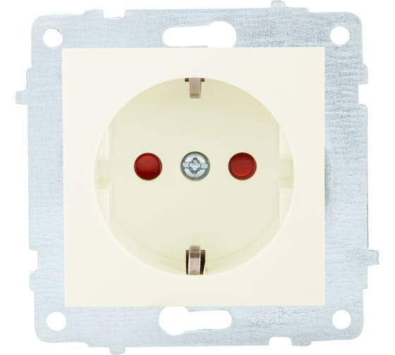 Изображение товара Механизм розетки OVIVO с/з шторки, крем 600-000302-218