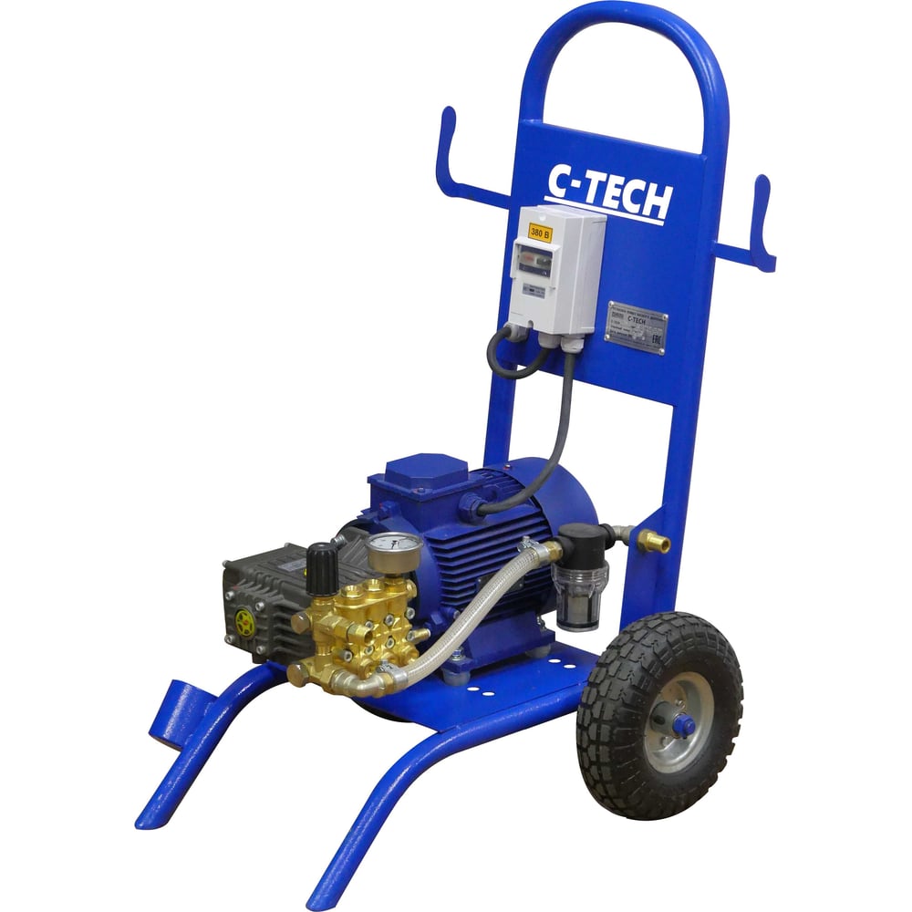 Изображение товара Моечная установка в/д C-TECH NEXT ByPass 190 бар 840 л/ч электрик мобильная