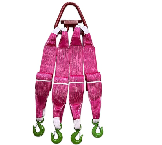 Изображение товара Четырехветвевой текстильный строп ТамбовТехСнаб 4ст, 12.5 т, 8 м 7930130714122