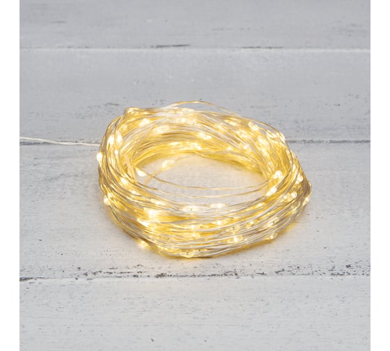 Изображение товара Гирлянда роса Neon-Night с трансформатором 30 м, 300 LED теплый белый 303-216