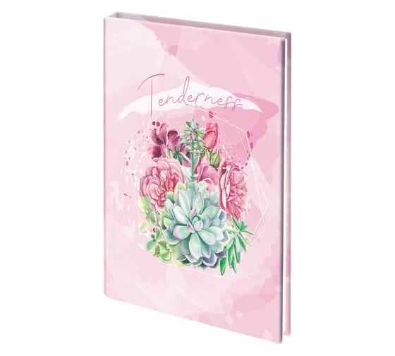 Изображение товара Блокнот STAFF Кактусы малый формат 103x146 мм, А6, 80 листов, твёрдый, клетка, выборочный лак 114448