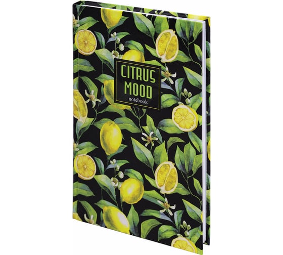 Изображение товара Блокнот STAFF Lemons А5 134x206 мм, 96 листов, твёрдый, клетка 114434