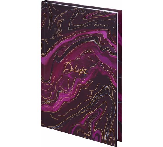 Изображение товара Блокнот STAFF Marble А5 134x206 мм, 80 листов, твёрдый, клетка, фольга 114429