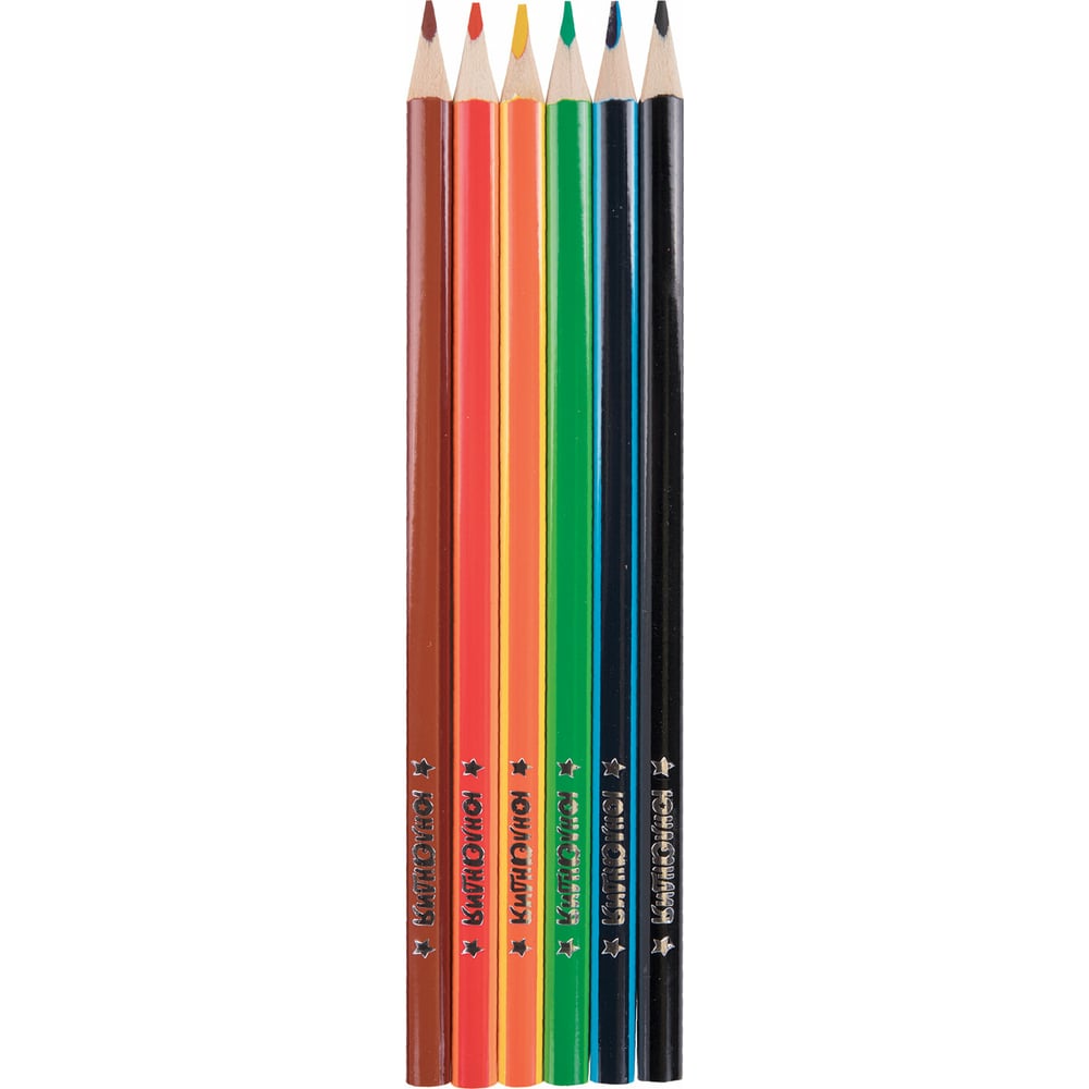 Цветные карандаши ЮНЛАНДИЯ карандаши 12 цв юнландия в гостях у букашек классические заточенные 181378