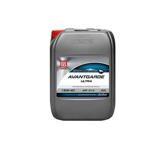 Изображение товара Моторное масло Лукойл АВАНГАРД УЛЬТРА SAE 15W-40, API CI-4/SL 20л 3052075