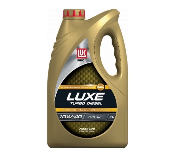 Изображение товара Моторное полусинтетическое масло Лукойл ЛЮКС ТУРБO ДИЗЕЛЬ SAE 10W-40, API CF 4л 3706361
