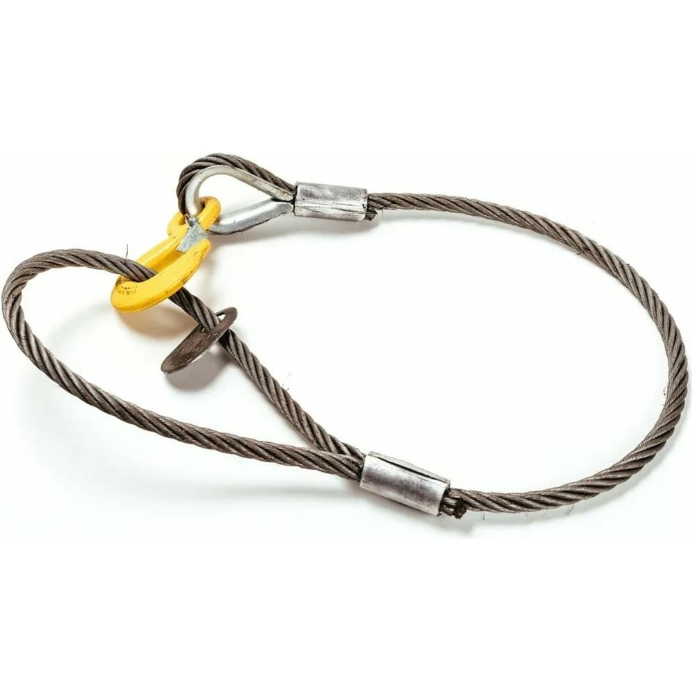 Изображение товара Одноветвевой канатный строп ТамбовТехСнаб 1СК 4 т 9 м опрессовка