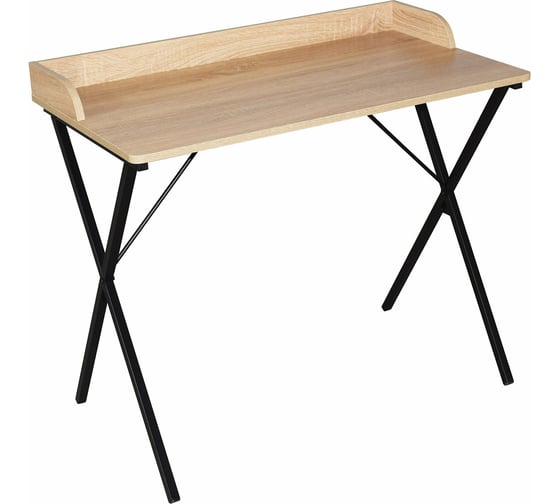 Изображение товара Стол BRABIX Loft Cd-008 на металлокаркасе, 900x500x780 мм, цвет дуб натуральный 641865