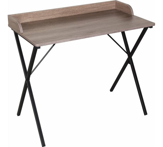 Изображение товара Стол BRABIX Loft Cd-008 на металлокаркасе, 900x500x780 мм, цвет морёный дуб 641863