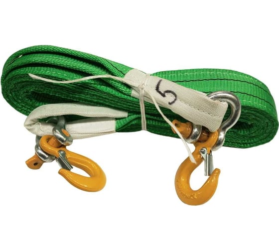 Изображение товара Буксировочный трос ООО Грузовые стропы 2,0/5,0 с крюками БТЛ0250СК