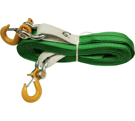 Изображение товара Буксировочный трос ООО Грузовые стропы 2,0/6.0 с крюками БТЛ0260СК