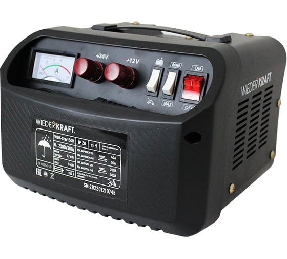 Изображение товара Пуско-зарядное устройство WIEDERKRAFT 12/24 в, 300а WDK-Start300