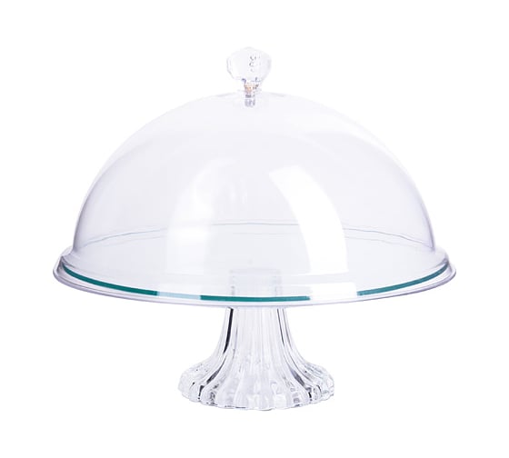 Изображение товара Блюдо LORAINE с крышкой 26x26 см 28672 Блюдо с крышкой стекло 26х26см LR (х8)