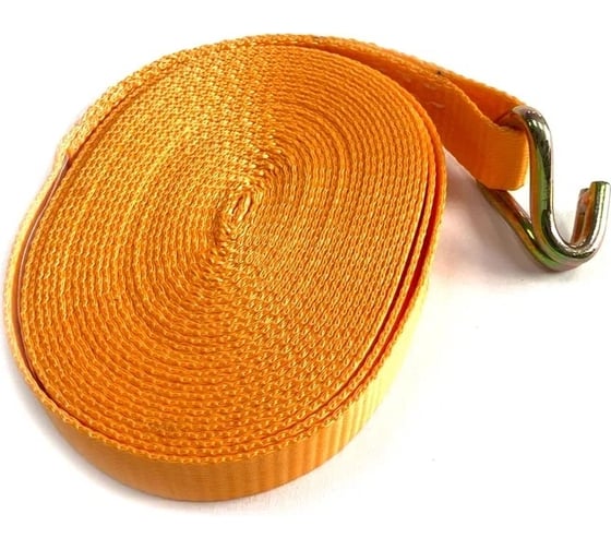 Изображение товара Длинная часть стяжного ремня ТамбовТехСнаб 1.6 т, 4 м, 25 мм 7930130714825