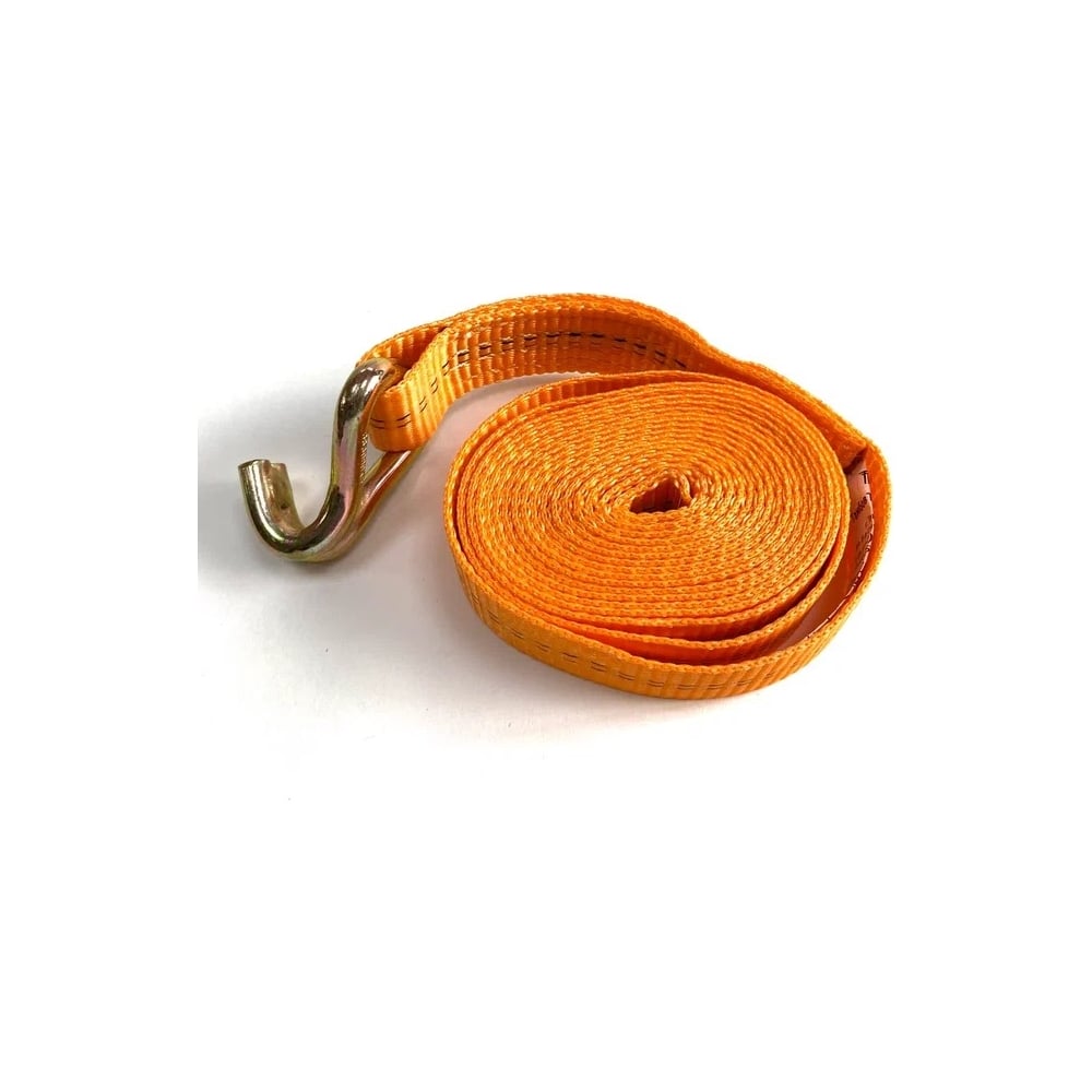 Изображение товара Длинная часть стяжного ремня ТамбовТехСнаб 3 т, 9 м, 35 мм с крюками