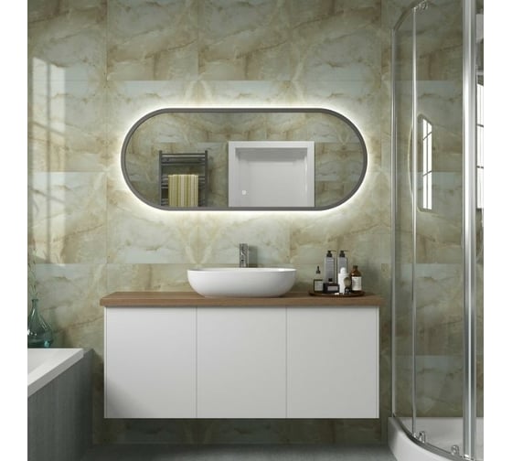 Изображение товара Зеркало с подсветкой Art&Max Bari 500x1200 AM-Bar-500-1200-DS-F