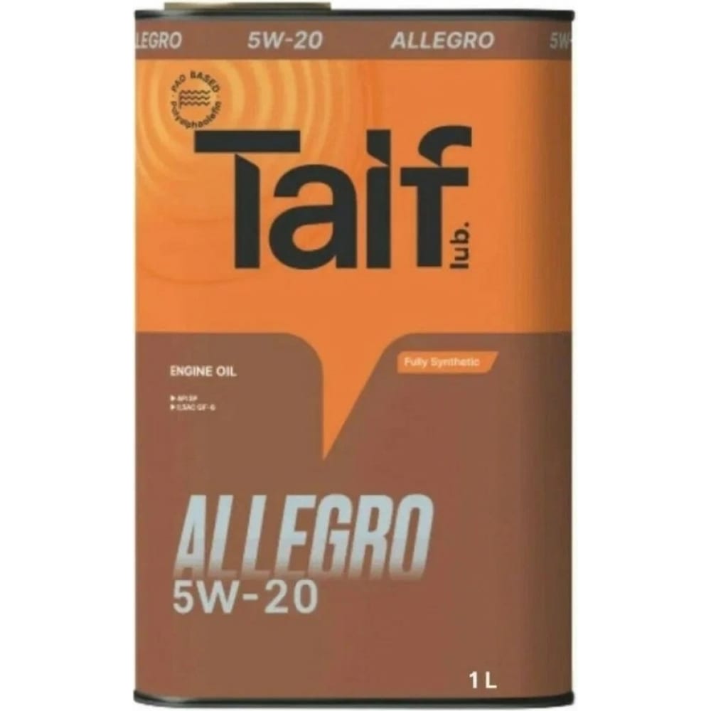 Синтетическое моторное масло TAIF - 211006