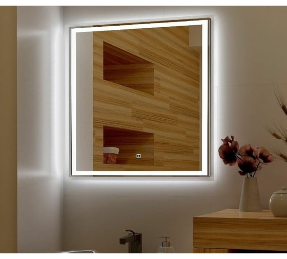 Изображение товара Зеркало с подсветкой Art&Max Monza 600x600 AM-Mon-600-600-DS-F