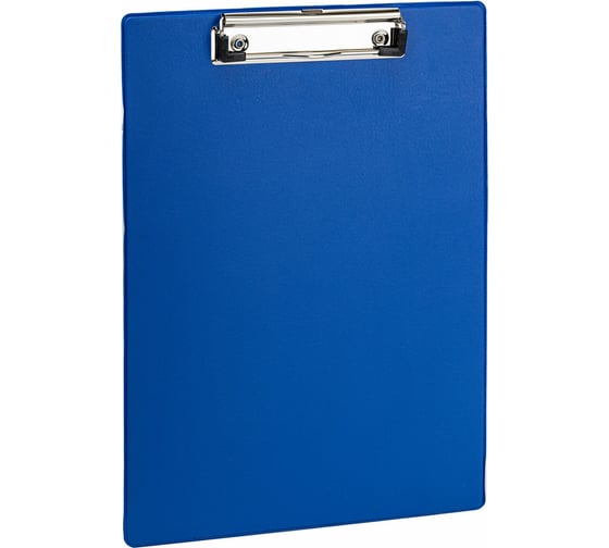 Изображение товара Доска-планшет STAFF с прижимом А4 228x318 мм, картон/пвх, синяя 229555