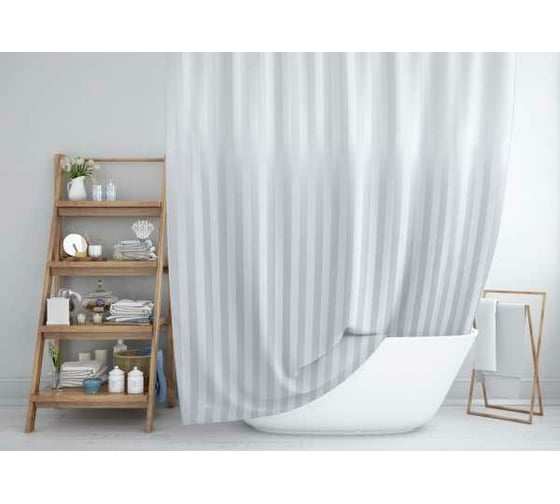 Изображение товара Шторка в ванную комнату Dasch 180x200 Regina белый 10483