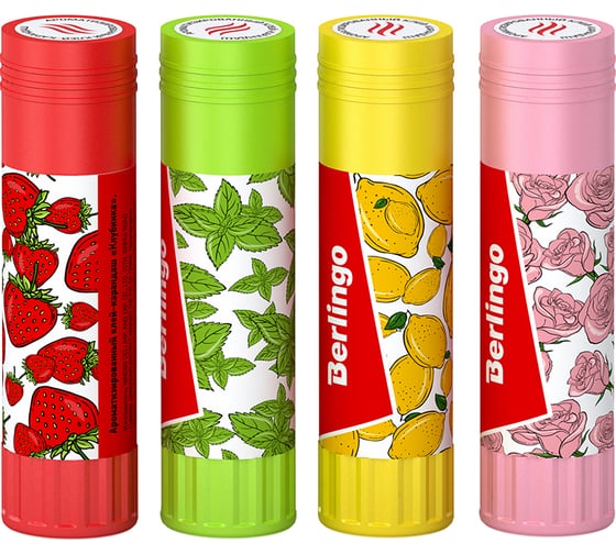 Изображение товара Клей-карандаш Berlingo Aroma 21 г, ароматизированный, ПВП FPP_21100