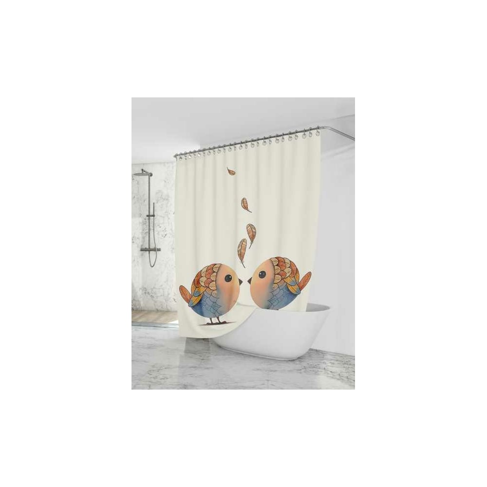 Изображение товара Штора для ванной комнаты Dasch 180x200 La Vita DIGITAL Птички