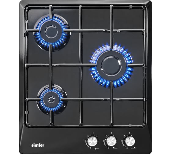 Изображение товара Газовая варочная панель SImfer c автоподжигом, черный H45V30B400