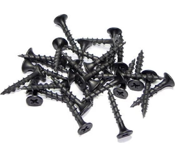 Изображение товара Саморез по дереву Dr. Bronz черный, острый, 3,5x35 мм, 0.5 кг 353505