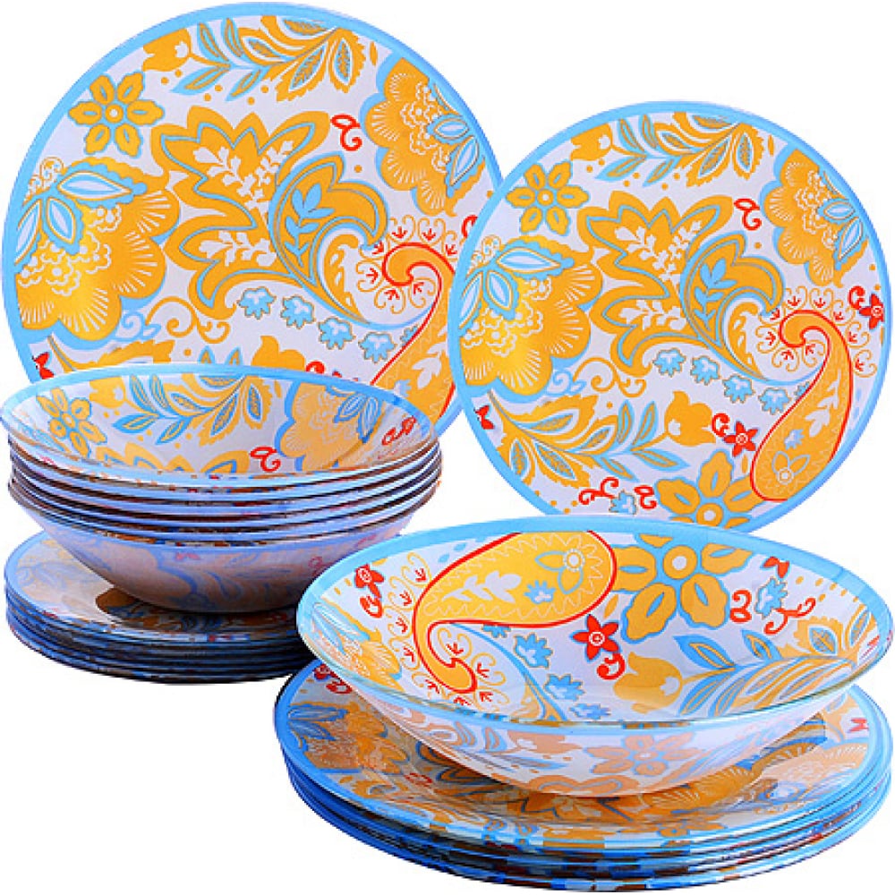 Набор стеклянной посуды LORAINE, цвет разноцветный 30675 LR (х2) - фото 1