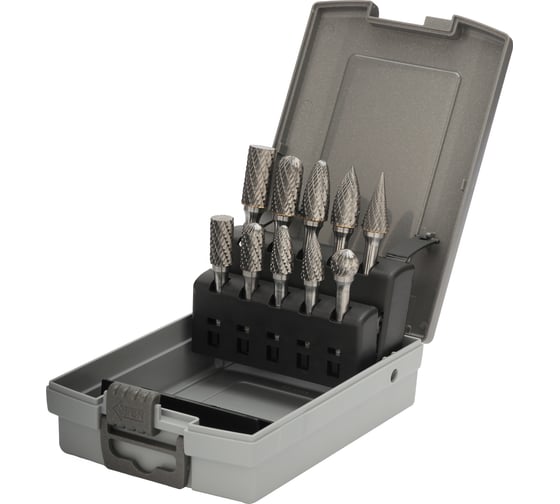 Изображение товара Набор борфрез твердосплавных HM 10 шт RUKO 116003RO