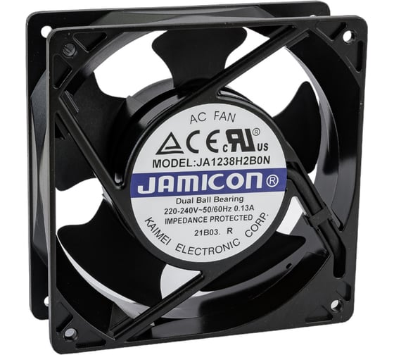 Изображение товара Вентилятор JAMICON JA1238H2B0N-T 120х120х38 230В С00033812