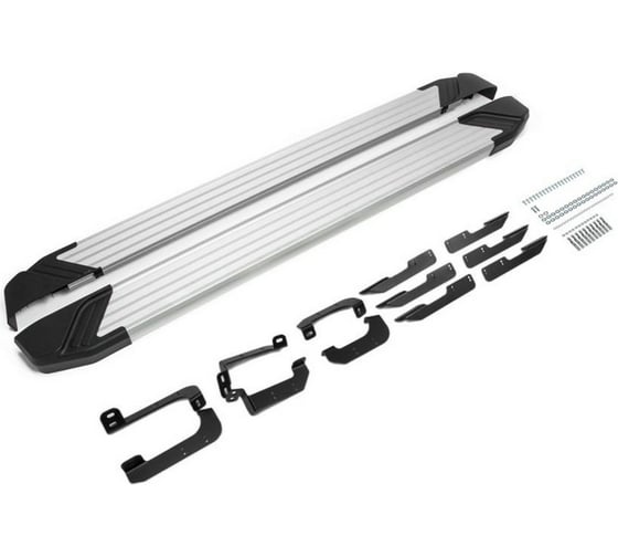 Изображение товара Пороги на авто Rival silver chery tiggo 4/4 Pro, 173 см, 2 шт., AL F173AL.0905.2