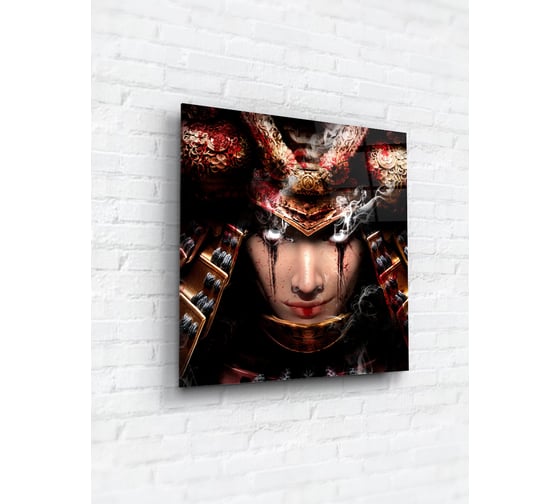 Изображение товара Картина на стекле ARTABOSKO самурай 2 40x40 WBR-05-886-03