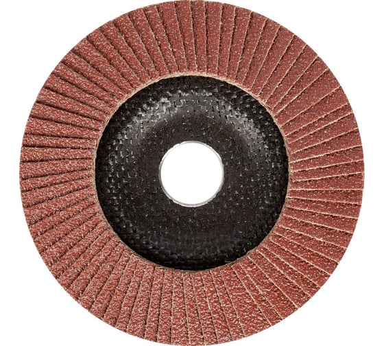 Изображение товара Круг лепестковый торцевой, прямой, оксид алюминия 125х22.2 мм, P-40 ABRAFORM AF-FLAP-FT-125-P40-AO
