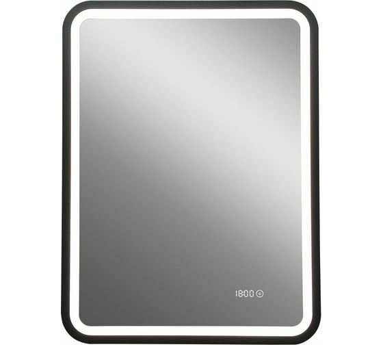 Изображение товара Зеркало с подсветкой и часами Art&Max Genova 600x800 AM-Gen-600-800-S-F-Т