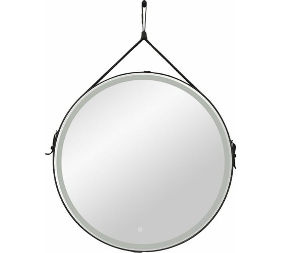 Изображение товара Зеркало с подсветкой на ремне из черной кожи Art&Max MILAN AM-Mil-1000-DS-F-Nero