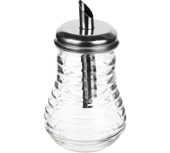 Изображение товара Стеклянная сахарница с дозатором КОШКИН ДОМ 13.5x7x7 см 50-12-005