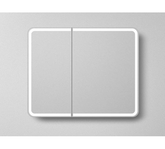 Изображение товара Зеркало-шкаф с подсветкой Art&Max PLATINO AM-Pla-1000-800-2D-F