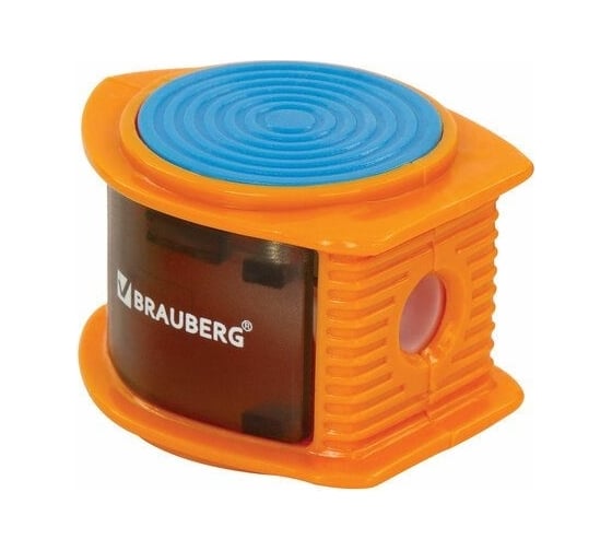 Изображение товара Точилка BRAUBERG Flash с контейнером, пластиковая, корпус ассорти 228472