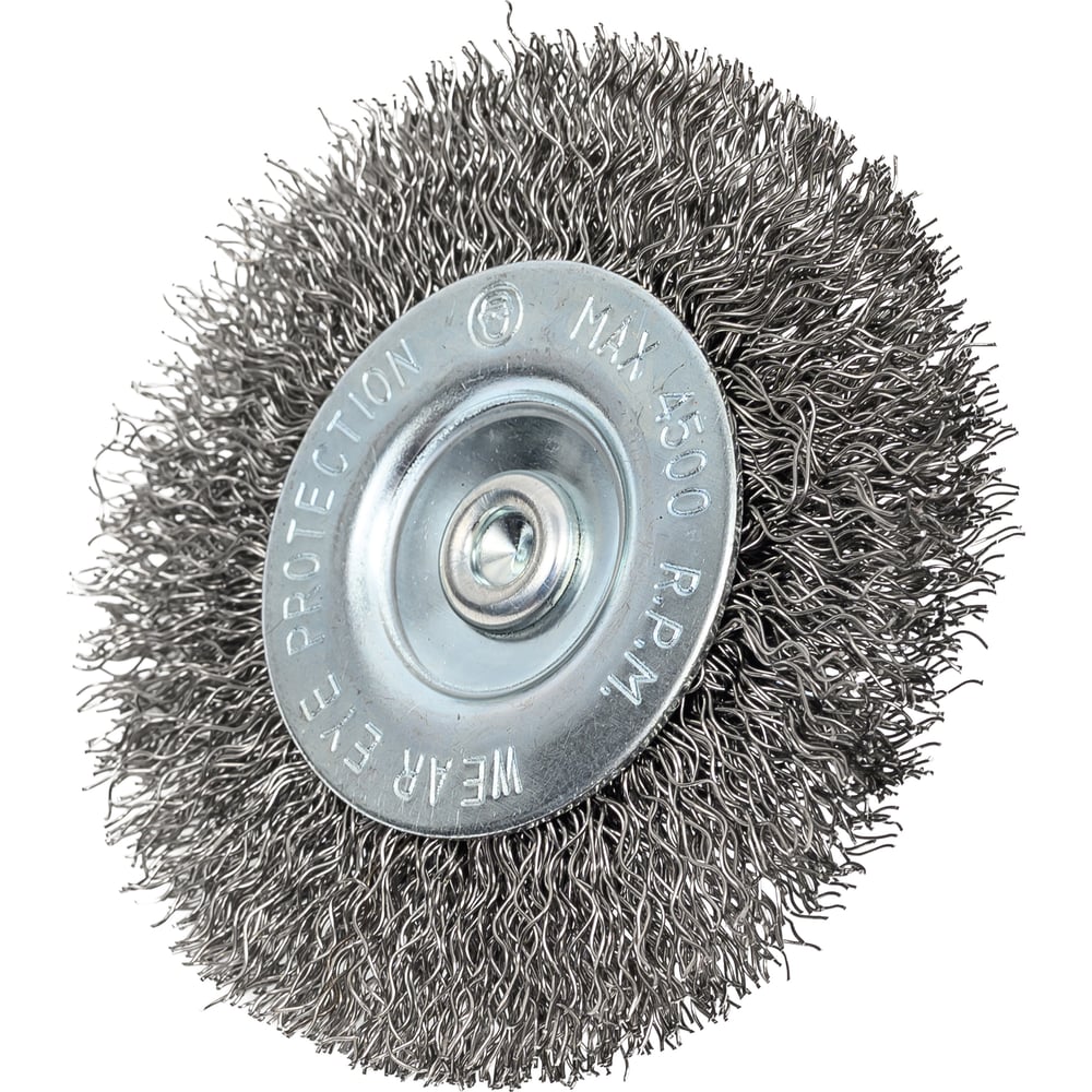 Изображение товара Щетка плоская для дрели BEOROL 245857 75 мм со шпилькой