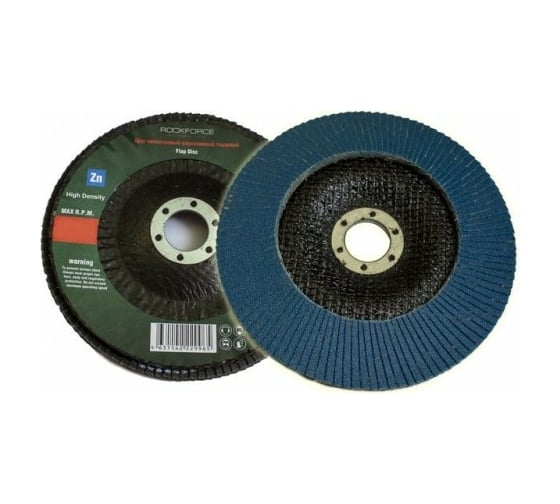 Изображение товара Круг лепестковый торцевой (150x22 мм; P60; ''мелкий шаг'') ROCKFORCE RF-FD660H
