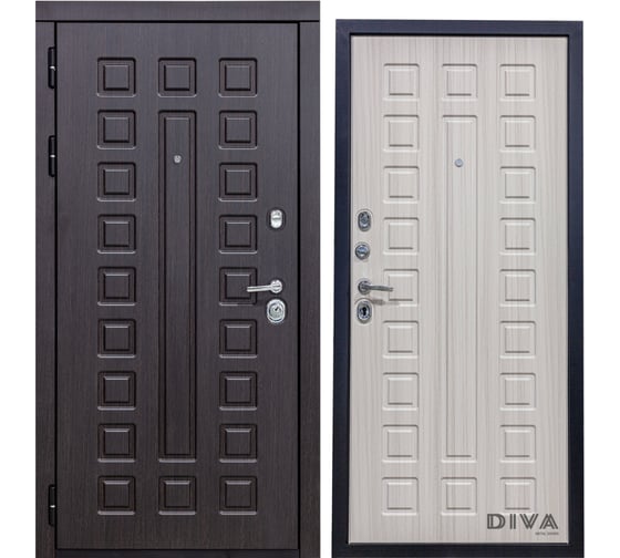 Изображение товара Дверь DIVA МД-30 2050x960 мм Левая Венге-Сандал белый УТ-00072436