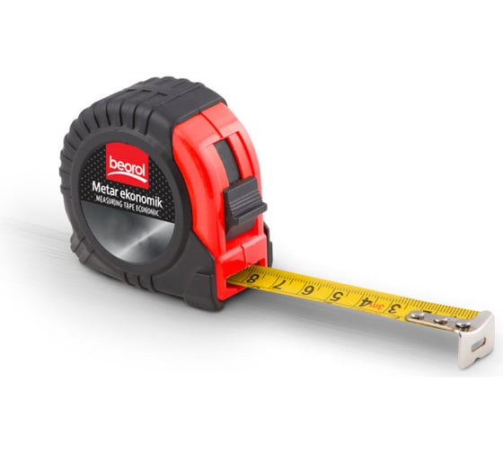 Изображение товара Рулетка BEOROL с фиксатором, пластиковый корпус, 2 м, 16 мм 245861