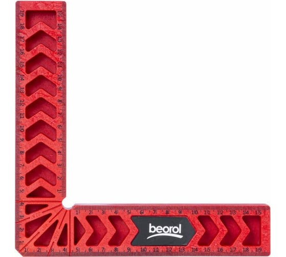 Изображение товара Столярный пластиковый угольник BEOROL 200x200 мм 245876