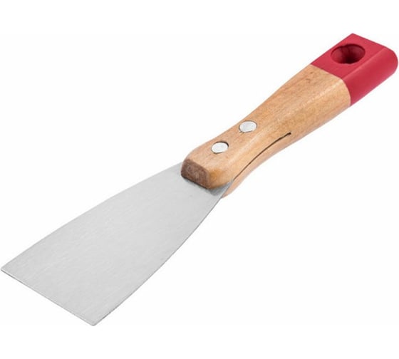 Изображение товара Стальной шпатель BEOROL 60 мм, деревянная ручка 245771