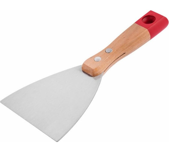 Изображение товара Стальной шпатель BEOROL 100 мм, деревянная ручка 245773