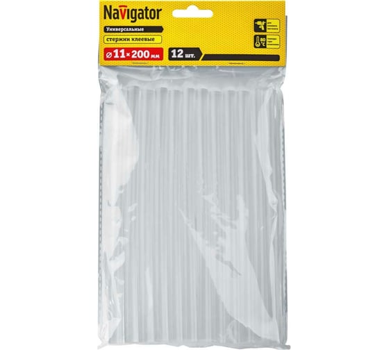 Изображение товара Клей 93 246 nem-ks01-11-200-h12 (12 шт; стержень 11х200 мм) Navigator 93246
