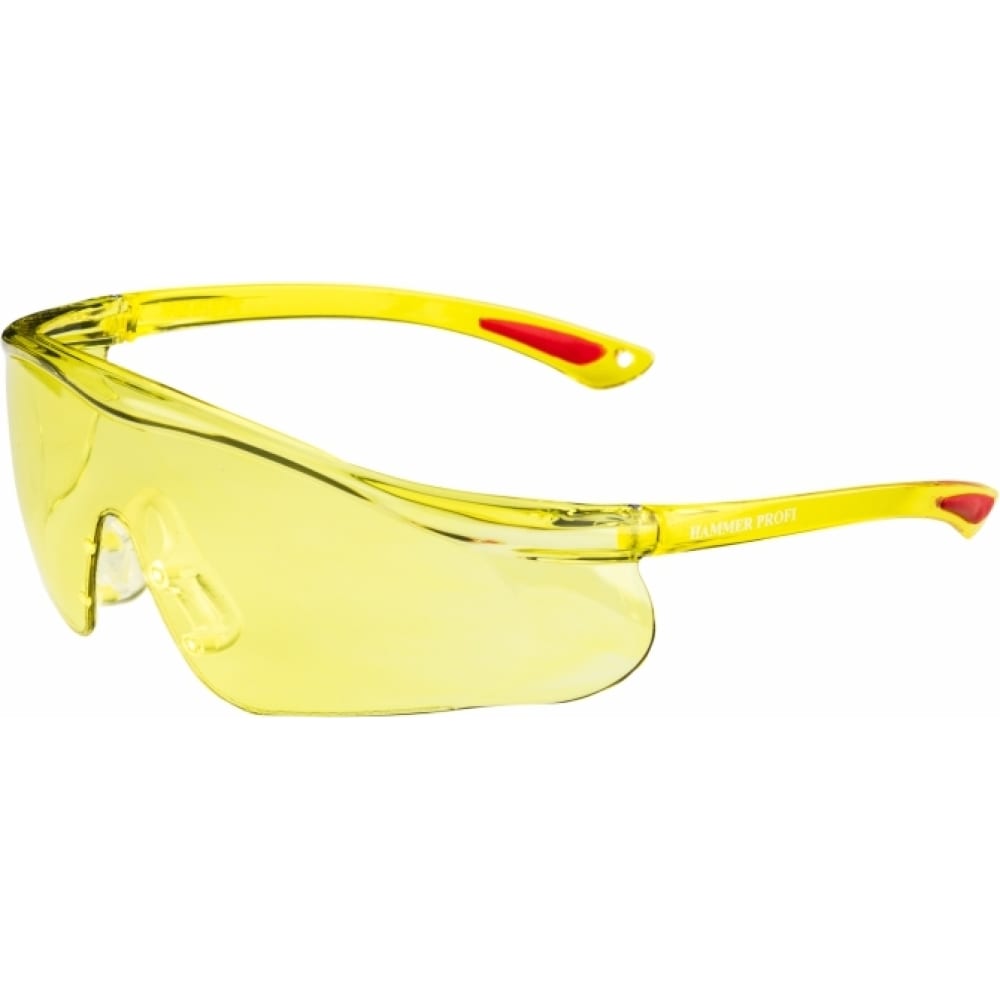 росомз очки защитные открытые о55 hammer profi strongglass 2 1 2 pc желтые 15557 Защитные открытые очки РОСОМЗ