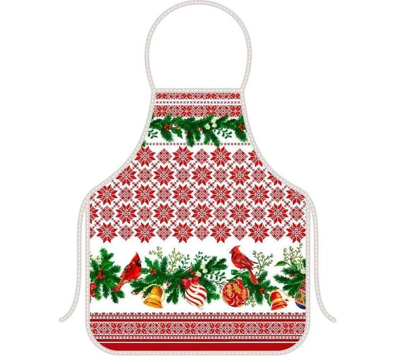 Изображение товара Фартук МУЛЬТИДОМ Новогодние узоры ТП2-111