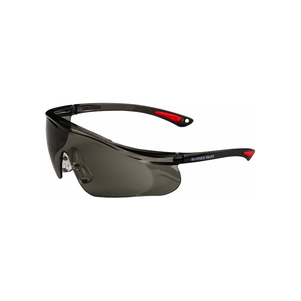 Защитные открытые очки РОСОМЗ, цвет черный 15527 О55 HAMMER PROFI StrongGlass - фото 1